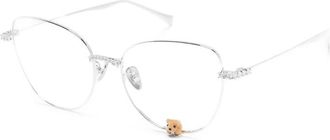 Yvmin Flocked Bear Decoration Bril - Dames - Brillen - Grijs - ONE Size - Accessoires