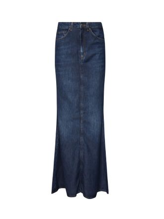 Dondup Long Skirt In Lyocell