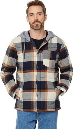Levi's Cotton Plaid Quilted Puffer Mens Jacket Skater Plaid : 2XL