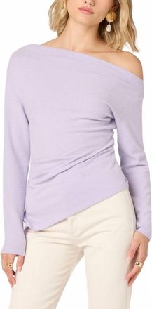 Astr Miah Off-The-Shoulder Top In Lilac