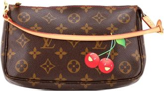 Louis Vuitton Pochette Accessoires Limited Edition Monogram Cerises clutch bag - Bruin