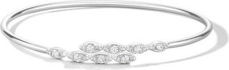 HEARTS ON FIRE Aerial Marquise Diamond Bangle in White Gold at Nordstrom