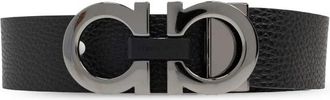 Ferragamo Leren riem - Heren - Riemen - Zwart - 90 CM - Leer - Accessoires