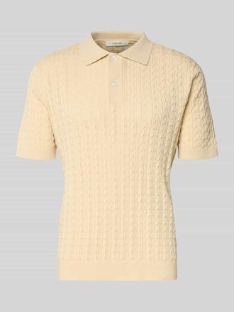 Selected Regular Fit Poloshirt aus reiner Baumwolle Modell MATTIS in Sand, Gr&ouml;&szlig;e XXL