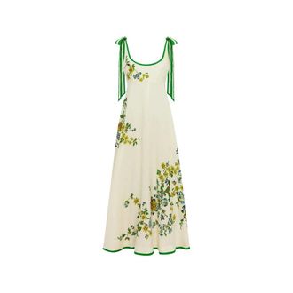 Alemais Kleedjes, Dames, Veelkleurig, XS, Linnen, Phyllis Ballet Sundress