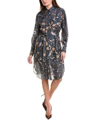 Brunello Cucinelli Silk Shirtdress