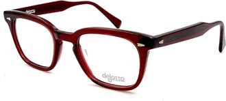 Delotto Burgundy Dl22 Celluloid Metallic Glasses