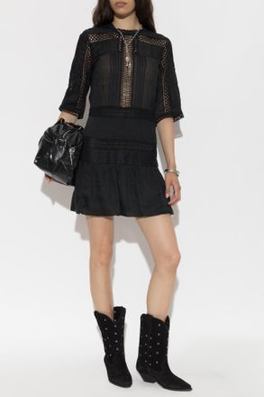 Isabel Marant Paige Dress, Womens, Black