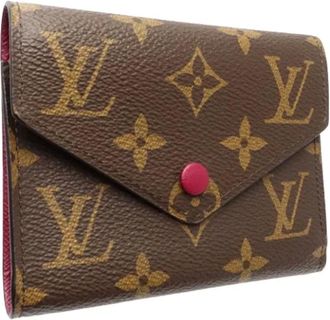 Louis Vuitton Pre-owned Wallets, female, Brown, Size: ONE SIZE Pre-owned Canvas Wallet