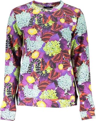 Cavalli Cotton Sweatshirt - Dames - Sweatshirts - Veelkleurig - XS - Katoen - Hoodies & sweatvesten