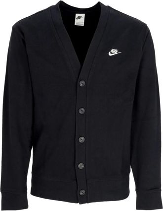 Nike Fairway Cardigan - Heren - Sportshirts - Zwart - XS - Katoen - Fitness