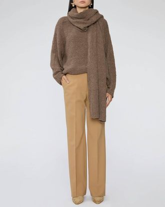 Staud Siren Sweater In Truffle