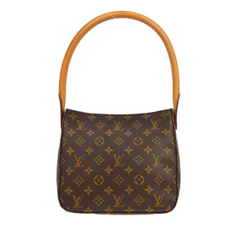 Louis Vuitton Looping Monogram Canvas Brown Canvas Handbag (Pre-Owned)