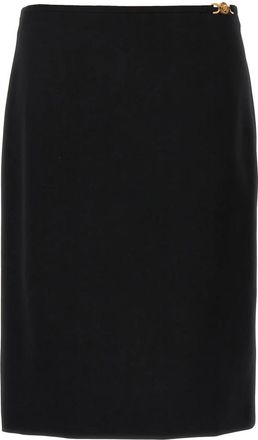 Versace Dames, Rokken, Zwart, Maat: XS Wol