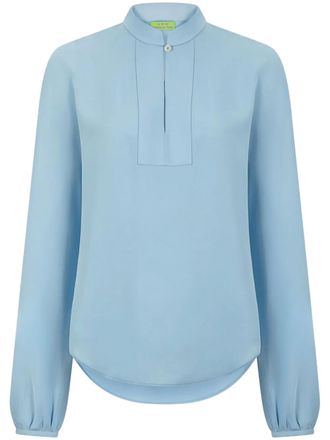 Shanghai Tang Tang silk blouse - women - Silk - 46 - Blue