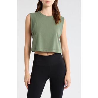 Spanx Supernaturals Muscle Tee in Eucalyptus at Nordstrom, Size X-Small