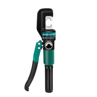 OEM Herramienta De Crimpado Hidr&aacute;ulica, Fuerza De 60 Kn, Incluye 8 Matrices, Color Verde