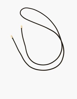 Tutti & Co Womens Leather Cord Necklace - Gold