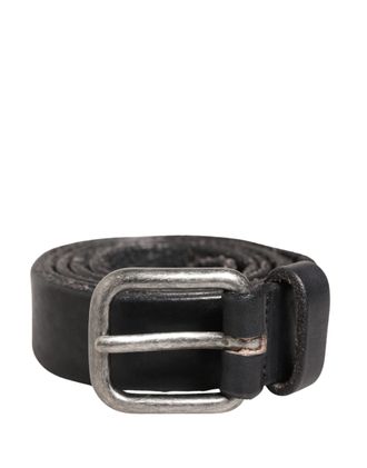 Daniele Alessandrini Men Leather Metal Buckle Mens Belt