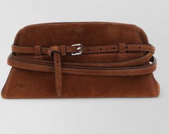 Moschino suede shoulder bag
