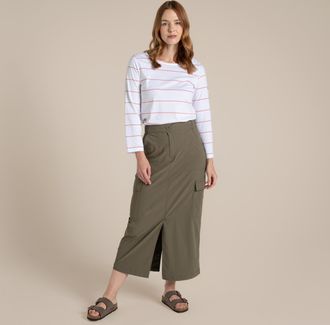Craghoppers Dames/Dames Pro Nosilife Midi Rok (Wilde olijf)