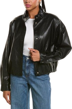 Stella + Lorenzo Faux Leather Jacket