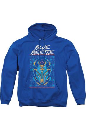Gildan Blue Beetle (2023) Stylized Scarab Adult Pull Over Hoodie / Hooded Sweatshirt