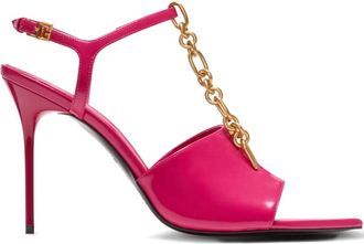 Balmain Sandali Sync a punta 95mm - Rosa