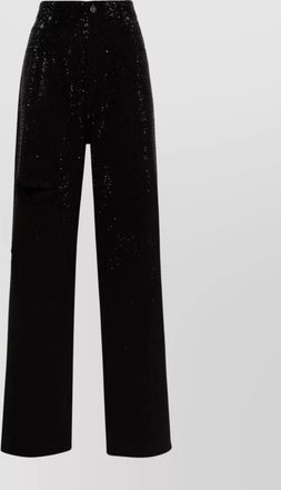 Golden Goose embellished distressed denim trousers