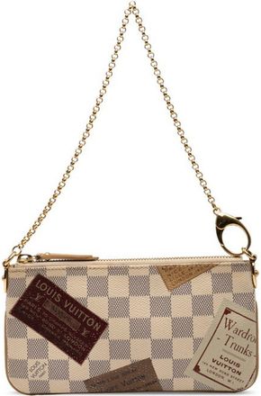 Louis Vuitton White Pvc Pochette Pouch (Pre-Owned)