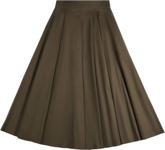 Fay Midi Skirts - Dames - Midirokken - Groen - XL - Rokken