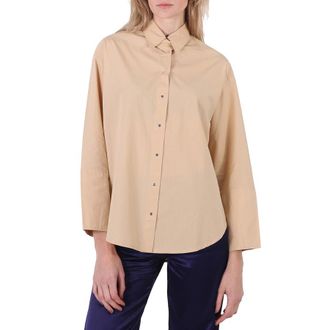 Roseanna Valley Emiliano Cotton Poplin Shirt, Brand Size 34 (US Size 0)