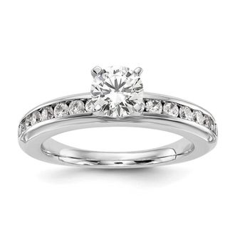 Diamond2Deal 14k Gold Lab Grown Diamond Wedding Band Ring 1.25Ct Clarity- VS Color- G-H
