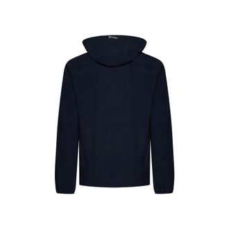 Herno Mens Blue Elastane Shell Jacket Clothing