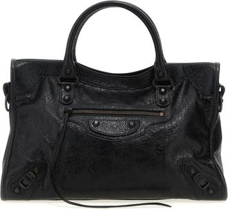 Balenciaga Black Le Citi Medium Satchel