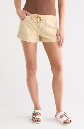 BDG Linen & Cotton Shorts in Biscotti at Nordstrom Rack, Size X-Small