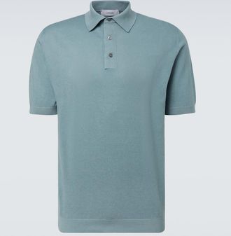 Lardini Cotton piqu&eacute; polo shirt