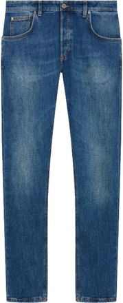 Pantaloni Torino Jeans Reggae in denim stretch - Heren - Slim Fit Jeans - Blauw - W32 - Denim - Jeans