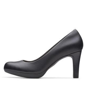 Clarks Adriel Viola, Womens Closed-Toe Pumps, Black Black Leather, 4.5 UK (37.5 EU)