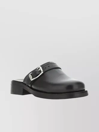 Our Legacy leather buckle-strap mules