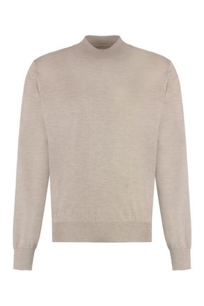 Bottega Veneta Beige Mock Collar Sweater