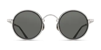 Matsuda M3100-I PW-MBK Mens Sunglasses Silver Size 45