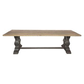 Signature Mesa rectangular de pino macizo envejecido - L280 cm
