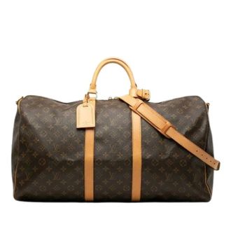 Louis Vuitton Vintage Weekend Bags, unisex, Brown, ONE SIZE, Pre-owned Weekend Bag