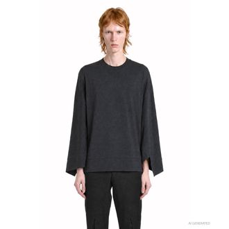 Comme Des Gar&ccedil;ons Cut-Out Cotton Sweatshirt
