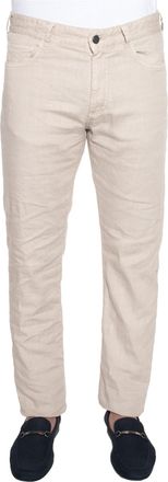 Canali Pantalone 5 tasche Beige Canali Uomo
