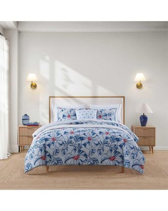 Tommy Hilfiger Paradise Cove Floral Cotton Percale Comforter Set
