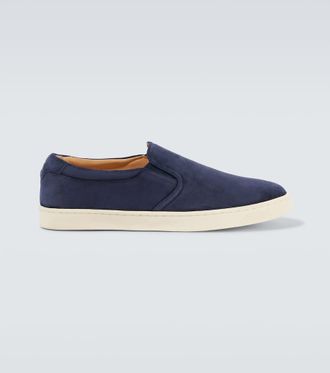Brunello Cucinelli Suede slip-on sneakers