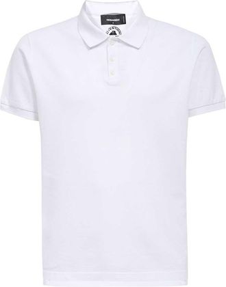Dsquared2 Short Sleeve Cotton Polo Shirt