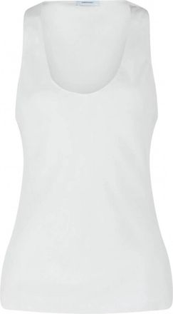 Ferragamo Womens Silk Tank Top In White